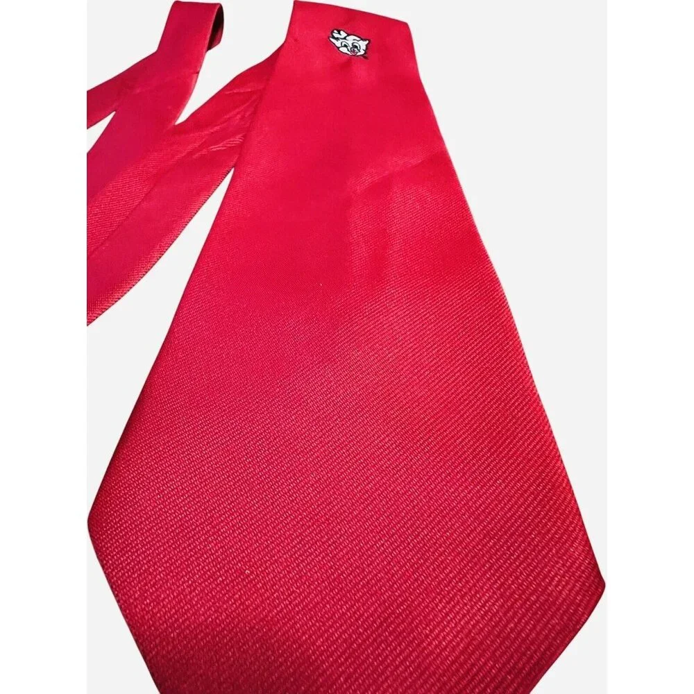 RARE PIGGY WIGGLY TIE Blended Silk‎ Vintage